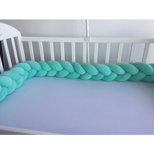 Baby Textil pletenica za krevetac i dečiji krevet mint 3100598 Cene
