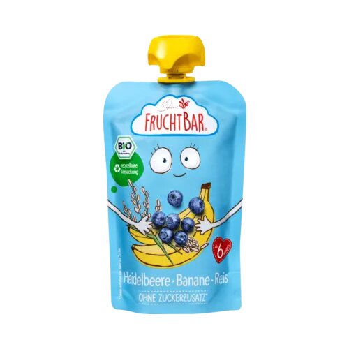FRUCHTBAR Bio Quetschie - borovnice, banana in riž Cene