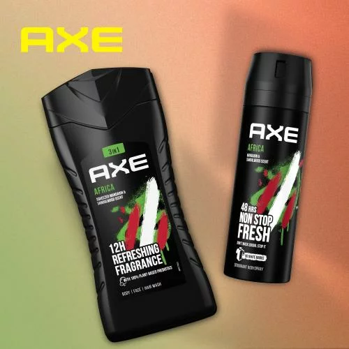 Axe Africa 3in1 osvježavajući gel za tuširanje 250 ml za moške