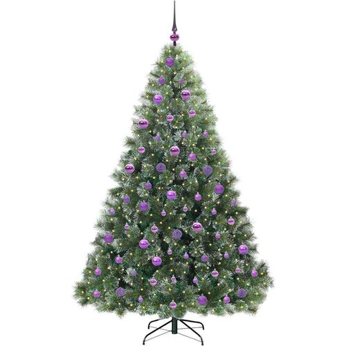 VidaXL Umjetno božićno drvce s stalakom Zelena 180 cm PE i PVC Slike
