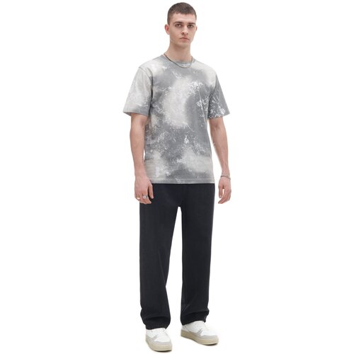 Cropp - Majica kratkih rukava s uzorkom - Svijetlo siva Slike