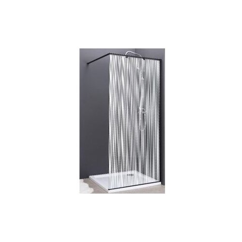 Tu&amp;scaron; stijenka 80x195 dekor+crni profil K1138 SHOWERLUX Slike
