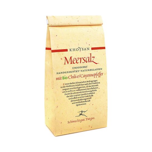 Khoysan Meersalz Morska sol z bio čilijem in kajenskim poprom - 1 kg Cene