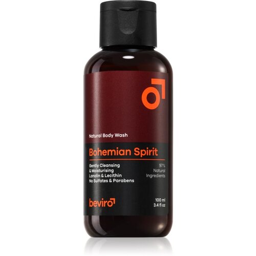 Beviro Bohemian Spirit Natural Body Wash naravni gel za prhanje za moške 100 ml Cene