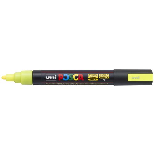 POSCA Uni flomaster; konica 1,8-2,5 mm; fluo rumen, (22005610) Cene
