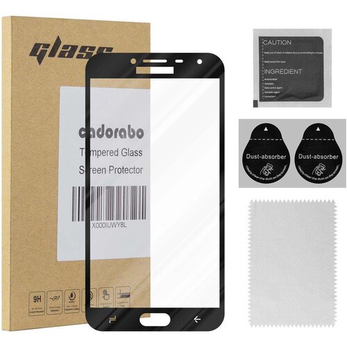 Cadorabo Oklepni film Full Screar, združljiv s Samsungom - za&scaron;čitnim filmom v prozornem s črno -kaljenim za&scaron;čitnim steklom v 9H trdoti s 3D dotikom, (20604394) Cene