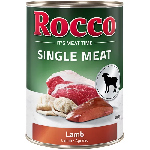 Rocco Ekonomično pakiranje Single Meat 12 x 400 g Janjetina