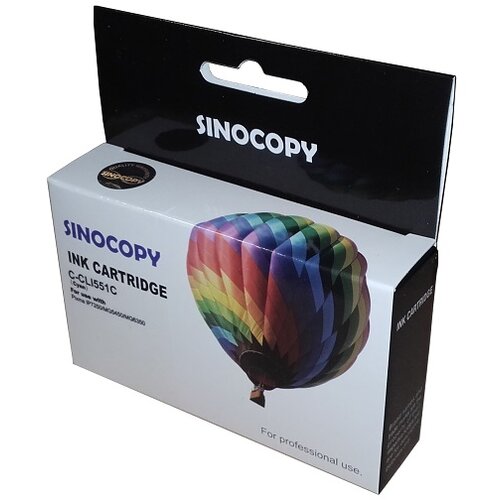 Sinocopy kertridzi inkjet canon 551XL komatibilni cyan Slike