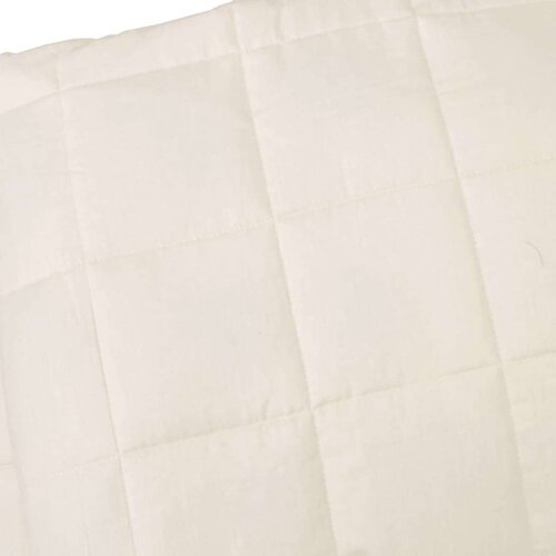 VidaXL Te&amp;scaron;ka deka svijetla krem 150x200 cm 7 kg od tkanine Slike