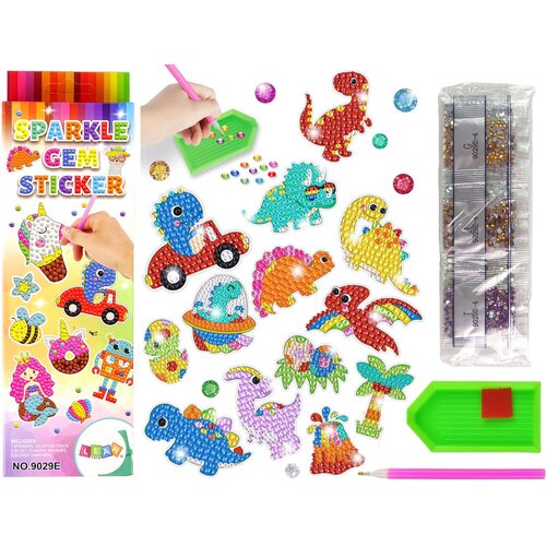  Embroidery Sticker Set Dinosaurs Mosaic Cijene
