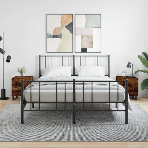 vidaXL Noćni ormarići 2 kom boja hrasta 40x35x47 5cm konstruirano drvo Cijene