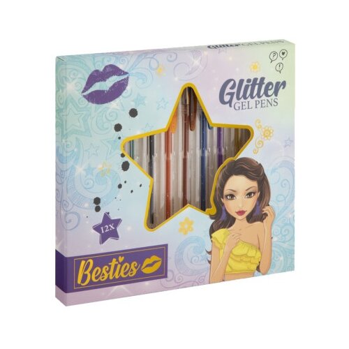  Gliter gel olovke za devojčice besties ( 26326 ) Cene
