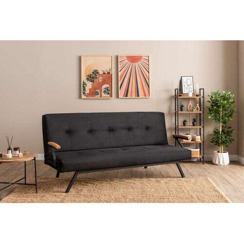 Atelier Del Sofa Zven sklopiva sofa, 180x64x78cm, crna Cijene