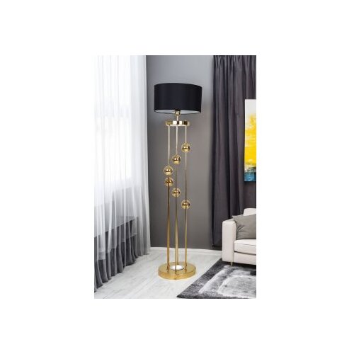 Opviq podna lampa clichy black gold Slike