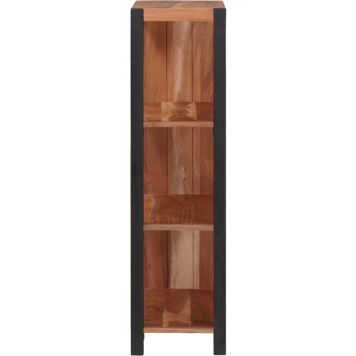 VidaXL Police za knjige Smeđa, Crna 50 x 30 x 110 cm Slike