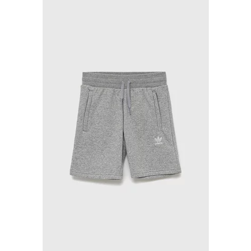 Adidas Otroške kratke hlače siva barva