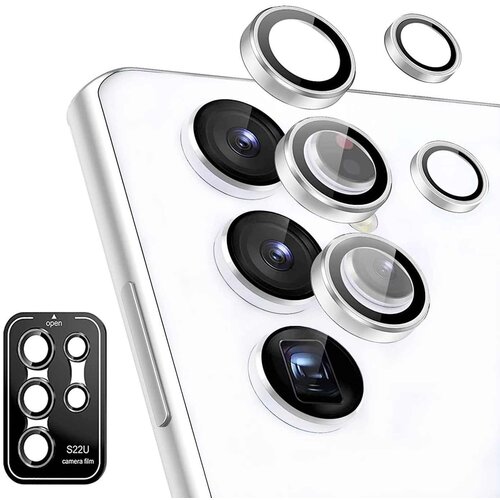  POSITIONER STAKLO KAMERE METAL SAMSUNG S22 ULTRA SREBRENA Slike