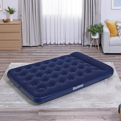 Bestway Modra Navy PVC Ameriška Dvojna Zračna vzmetnica Pravokotna Cene