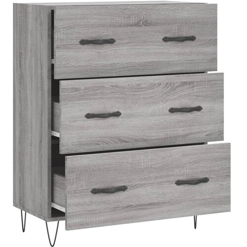  Komoda boja hrasta sonome 69,5 x 34 x 90 cm konstruirano drvo Slike
