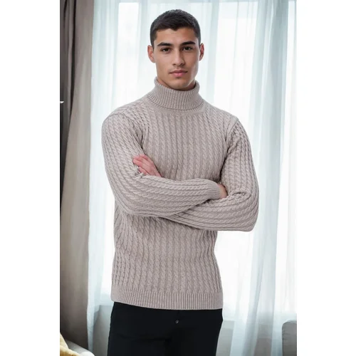 Dewberry 19295 Turtleneck Mens Sweater-VISION