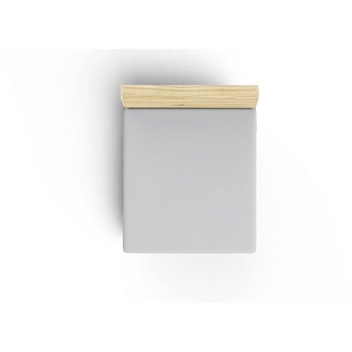 Mijolnir Siva pamučna plahta s gumom 140x190 cm &amp;ndash; Slike