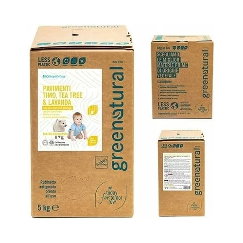 Greenatural Sredstvo za čišćenje podova timijan, čajevac i lavanda - 5 kg