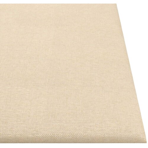  Zidna uzglavlja 12 pcs Krema 30 x 30 cm tkanina Slike