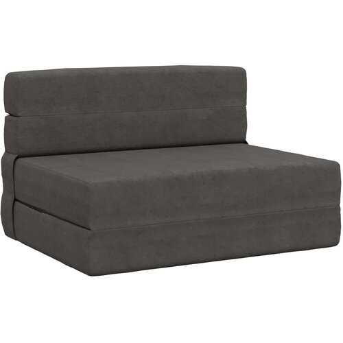 SOFA na razvlačenje Tamnosiva 70 x 80 x 60 cm Tkanina Slike