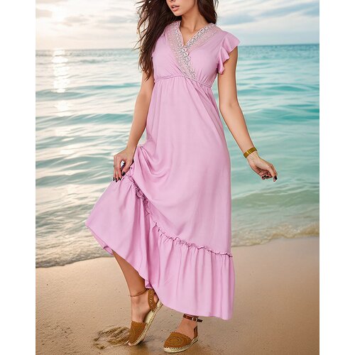 Resti Women's long dress with lace Cijene