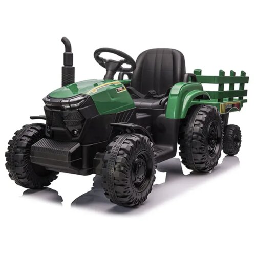  Dečiji traktor na akumulator sa prikolicom Model 2223 zeleni Cene