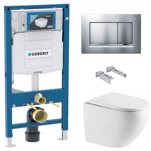 Geberit SIKOGESTOR67S30KM sat wc &amp;scaron;koljka s kompletom duofix 111.300.00.5 Sigma30 Slike