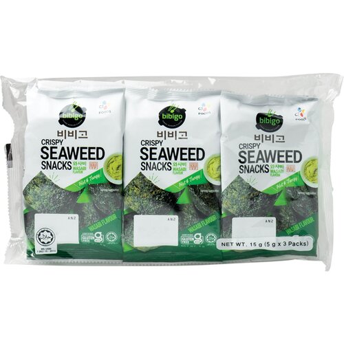  Crispy Seaweed Snacks - Wasabi Cene