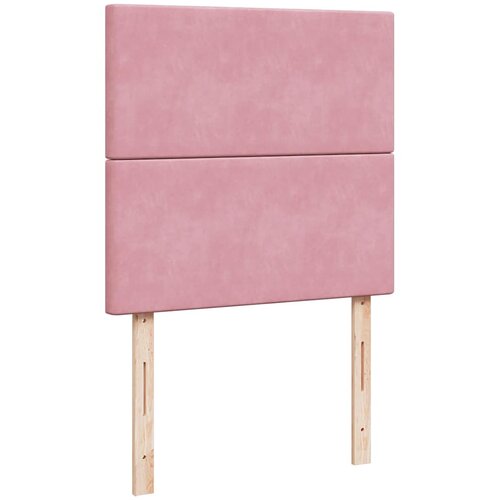 Box spring krevet s madracem ružičasti 90x200 cm bar&amp;scaron;unasti Slike