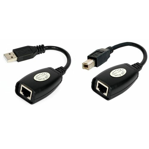 USB extender UEX-050 do 50m + printer port Slike