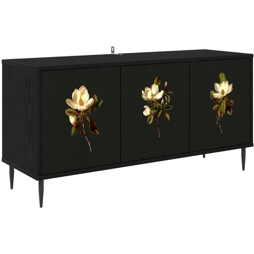  ormar BREMEN 102 x 33 x 51 cm Crni hrast Konstruirano drvo Cijene