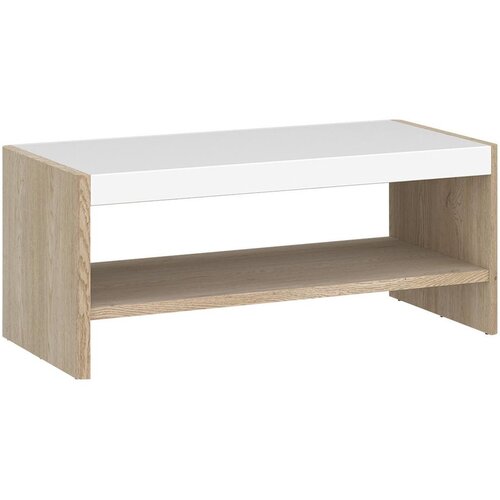 Modern Living Klubska Miza Calima, Bela, Barva Hrasta Slike