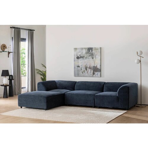 Atelier Del Sofa alpha left - navy blue navy blue corner sofa Cene