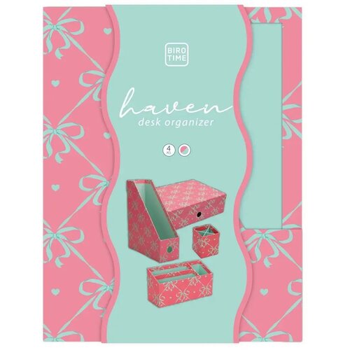 Biro time Haven, organizatori za radni sto, karton, 4K, Eco Bliss Slike