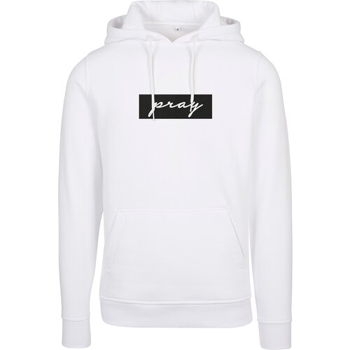 MT Men Pray Boxlogo Hoody Tee White Slike