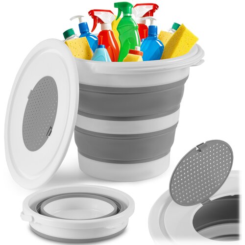 Massido Versatile Folding Silicone Bucket with Handle - MS-681 by (21758554) Slike