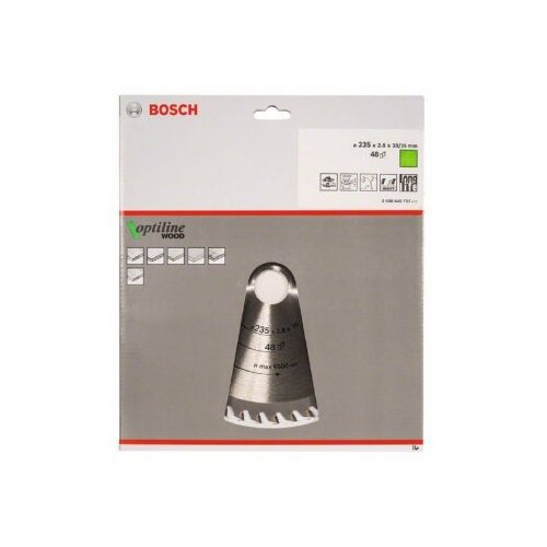 Bosch List kružne testere Optiline Wood 235 x 30;25 x 2.8 mm. 48 Cene