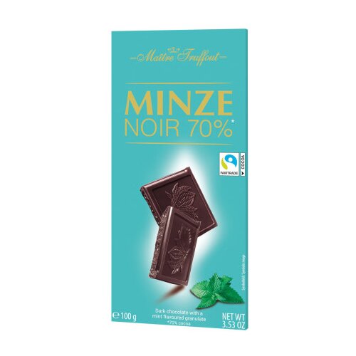 MAITRE TRUFFOUT Čokolada tamna 70% sa okusom mente 100g Cijene