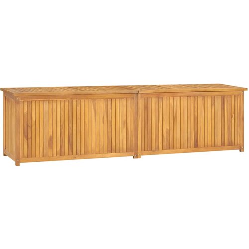 vidaXL Vrtna škatla 200x50x55 cm trdna tikovina, (20709598) Cene