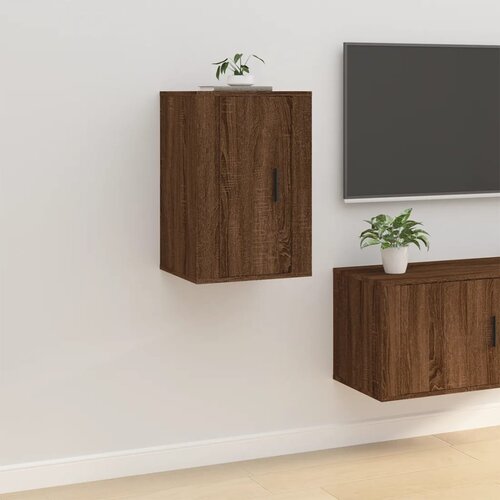 vidaXL Zidni TV ormarić Smeđi hrast 40x34,5x60 cm Cijene