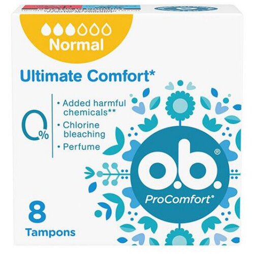 O.b. TAMPONI PROCOMFORT NORMAL 8KOM Slike