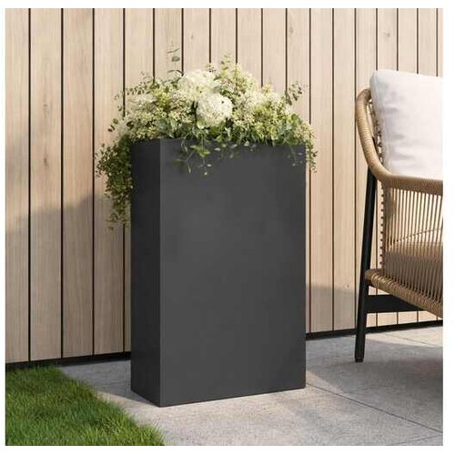 vidaXL Vrtna saksija Antracit 40 x 20 x 75 cm Čelična vrata - Antracit 40 x 20 x 75 cm 1 Cene