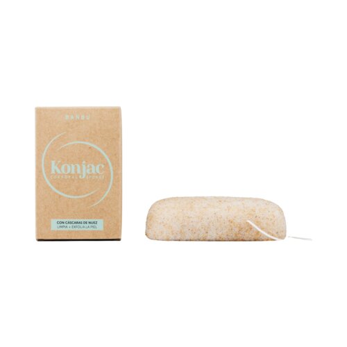 BANBU Konjac gobica za telo z orehi Cene