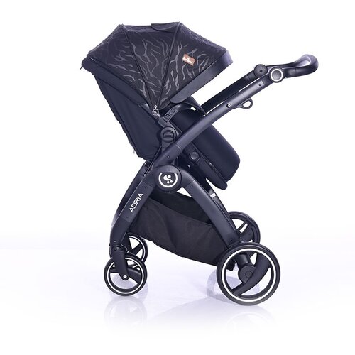 Lorelli ADRIA Kolica Black 2u1 SET: Ko&amp;scaron;ara + Putna Torba + Zimska Navlaka (do 15 kg) Slike