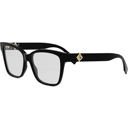Fendi Diamonds Black Square Eyeglasses - ONE SIZE (55) Slike