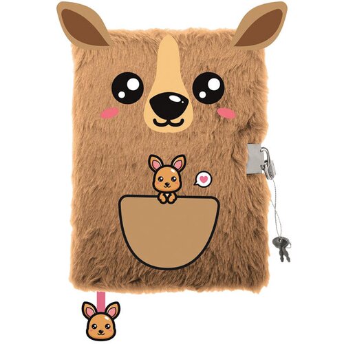  DNEVNIK S KLJUČEM A5 96L MY LITTLE FRIEND KANGAROO 9460 Cene